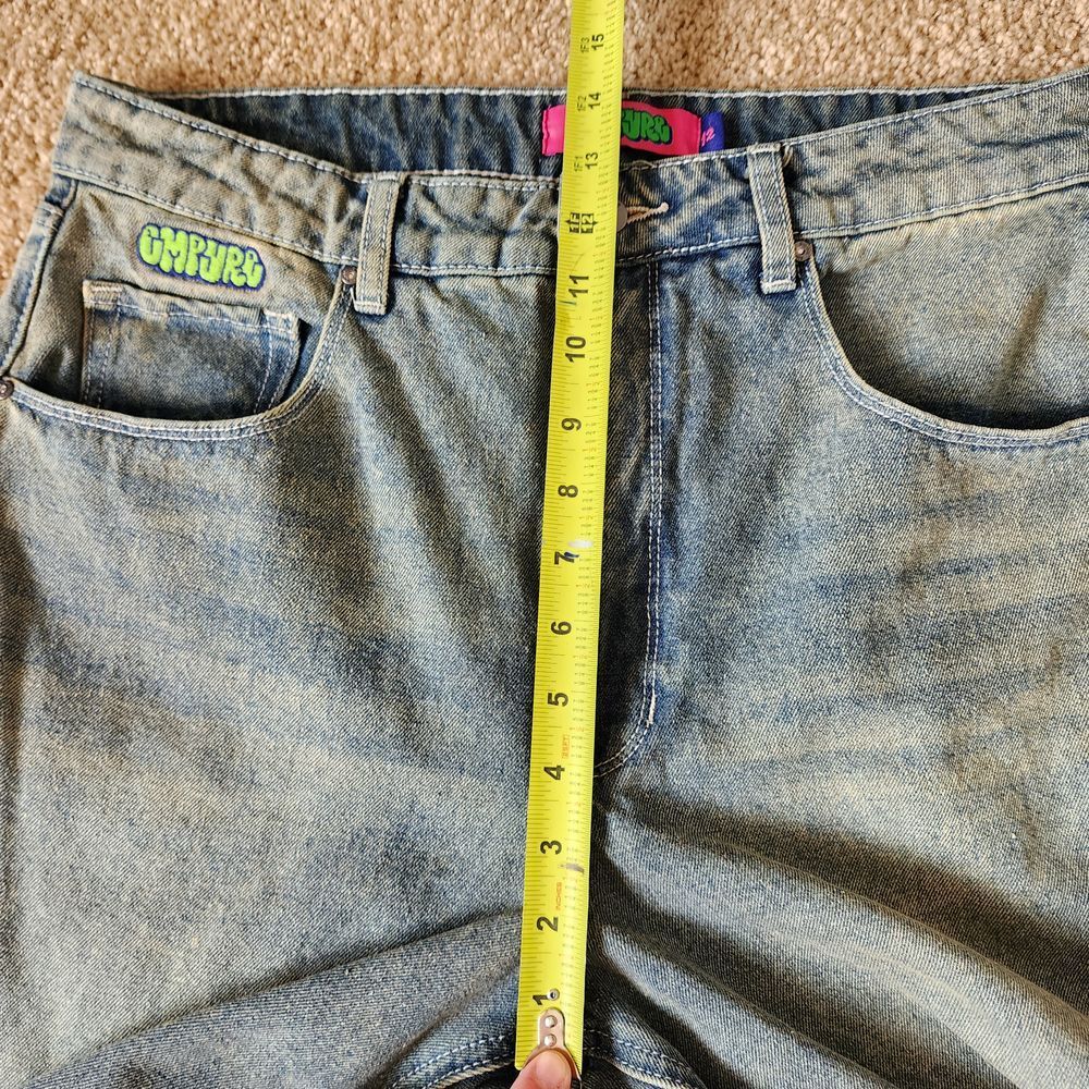 Empyre Tori Jeans Baggy Light wash Skater Punk Grunge‎ womens size 12 - Picture 11 of 13